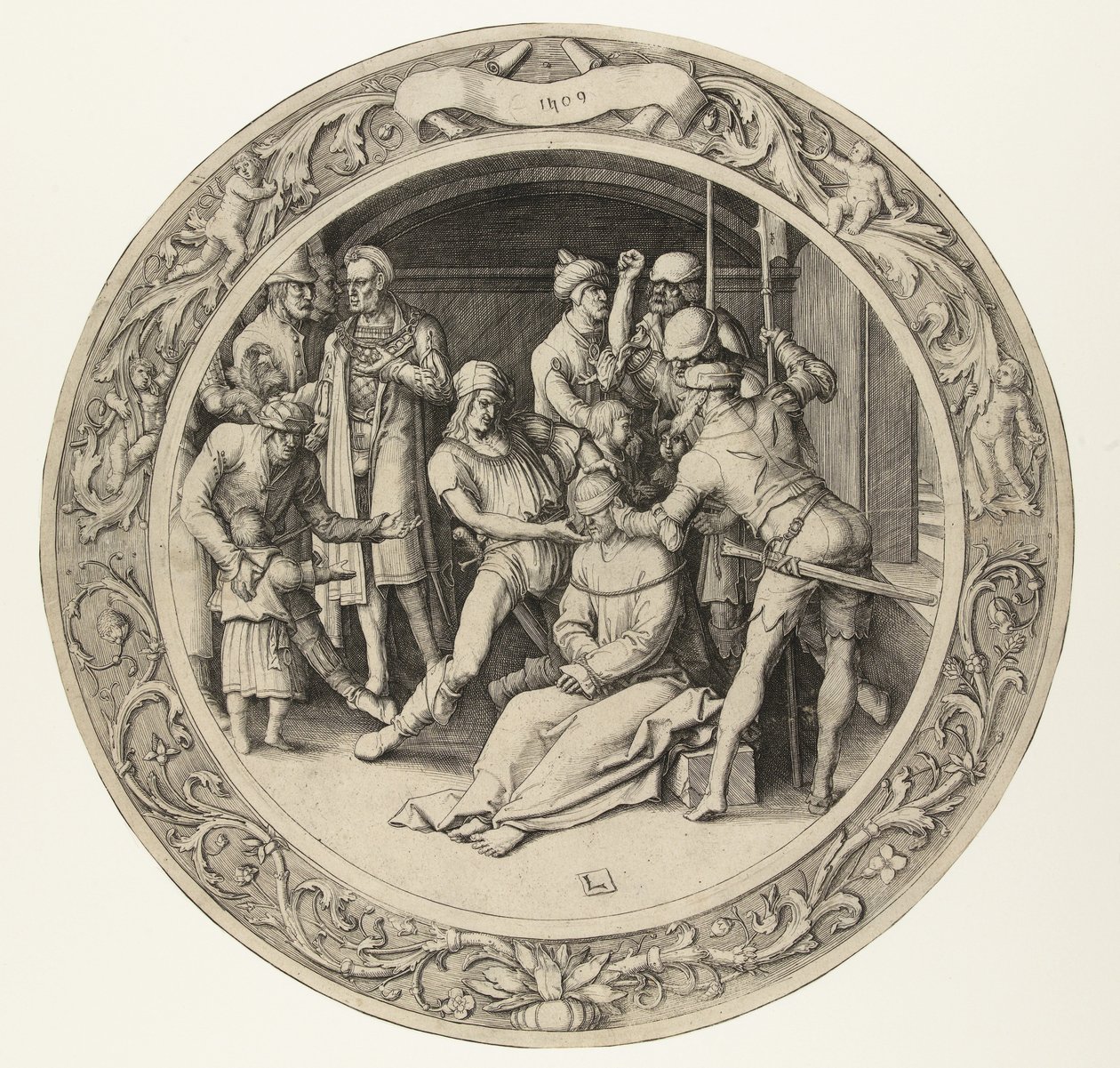 De bespotting van Christus door Lucas van Leyden
