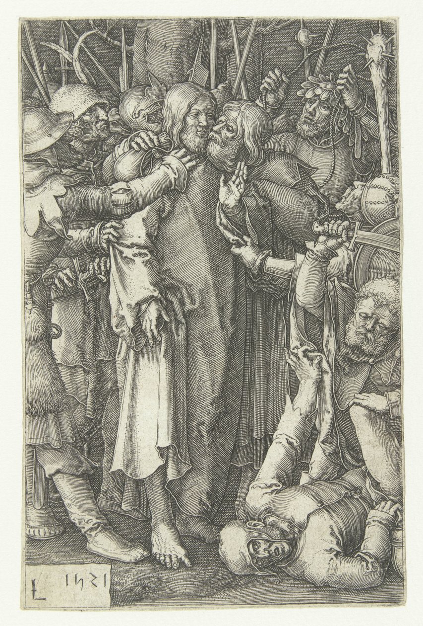 Gevangenneming van Christus door Lucas van Leyden