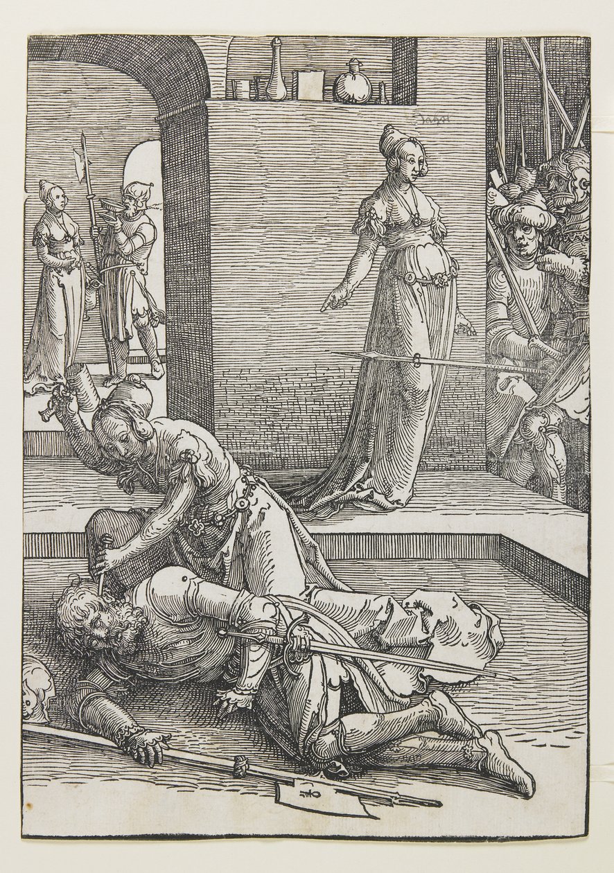 Jaël Doodt Sisera door Lucas van Leyden