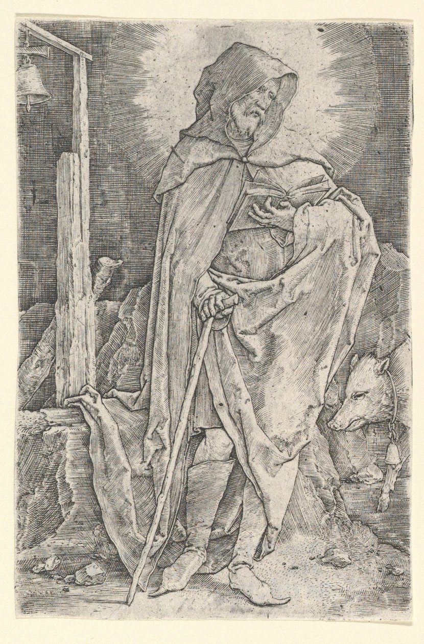 Sint-Antonius door Lucas van Leyden