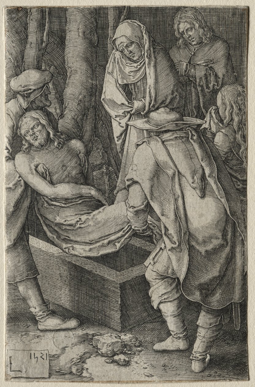 De Passie: De Begrafenis van Christus door Lucas van Leyden