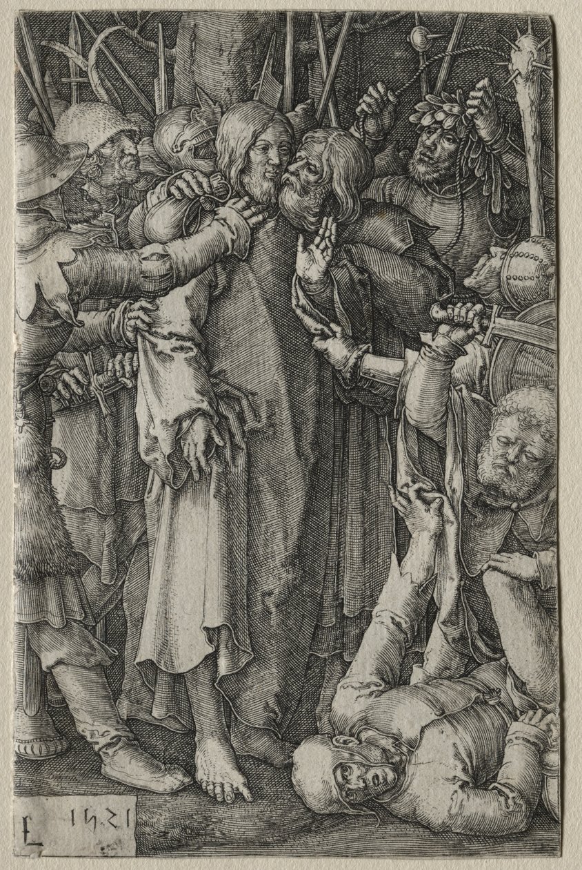 De Passie: De Gevangenneming van Jezus door Lucas van Leyden