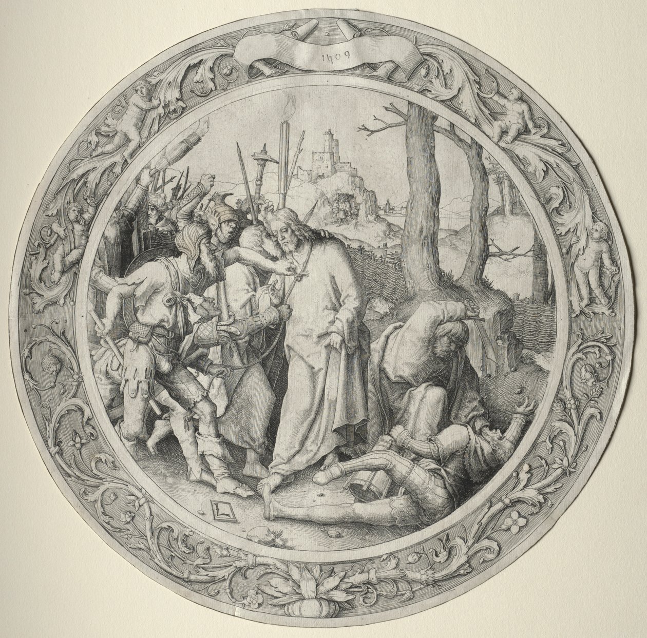 De Ronde Passie: Het Verraad van Christus door Lucas van Leyden