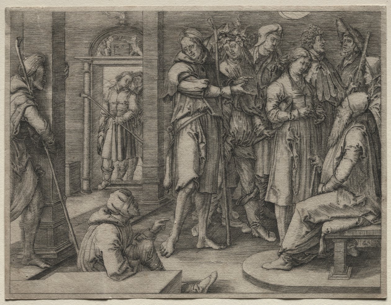 Het Verhaal van Jozef: Jozef Verklaart zijn Droom aan Jakob door Lucas van Leyden
