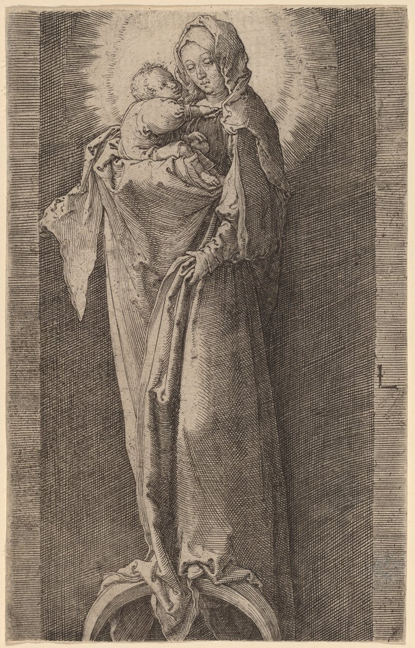 De Maagd in de nis door Lucas van Leyden