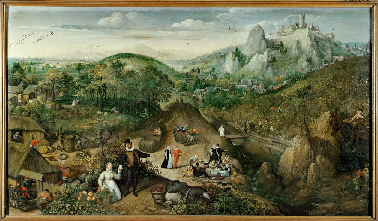 Herfst door Lucas van Valckenborch