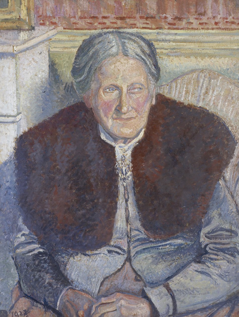Mme Camille Pissarro, 1923 door Lucien Pissarro
