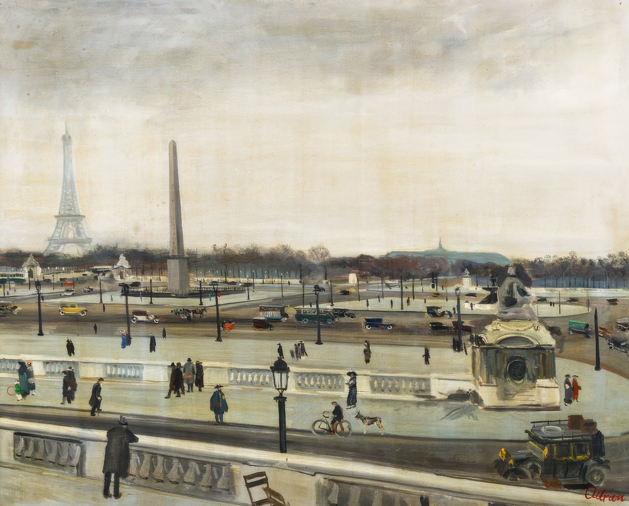 Zonder titel (Place de la Concorde) door Lucien Adrion