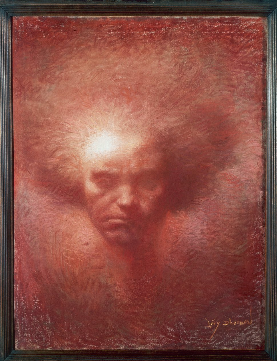 Portret van de Duitse componist Ludwig van Beethoven door Lucien Levy Dhurmer