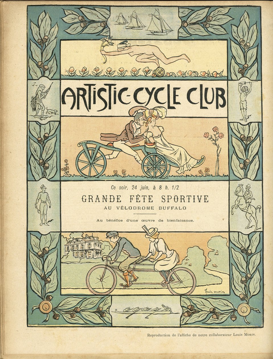 Illustratie in Le Rire door Lucien Metivet