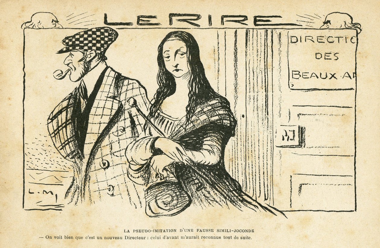 Illustratie in Le Rire door Lucien Metivet