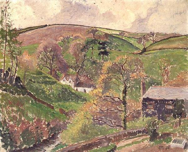 Blackpool Vallei door Lucien Pissarro