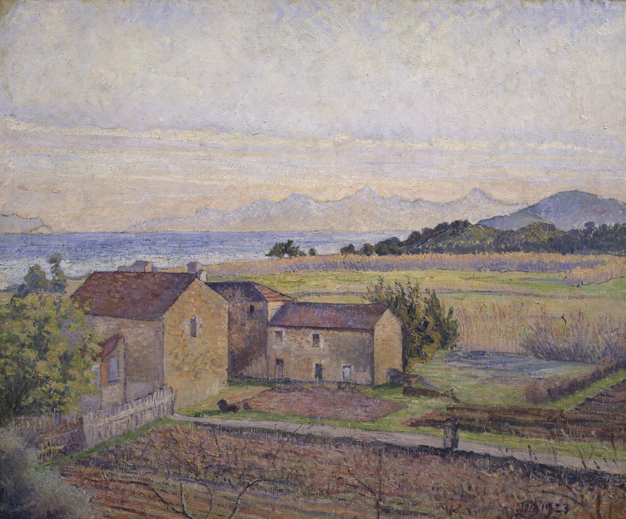 Rade de Bormes door Lucien Pissarro