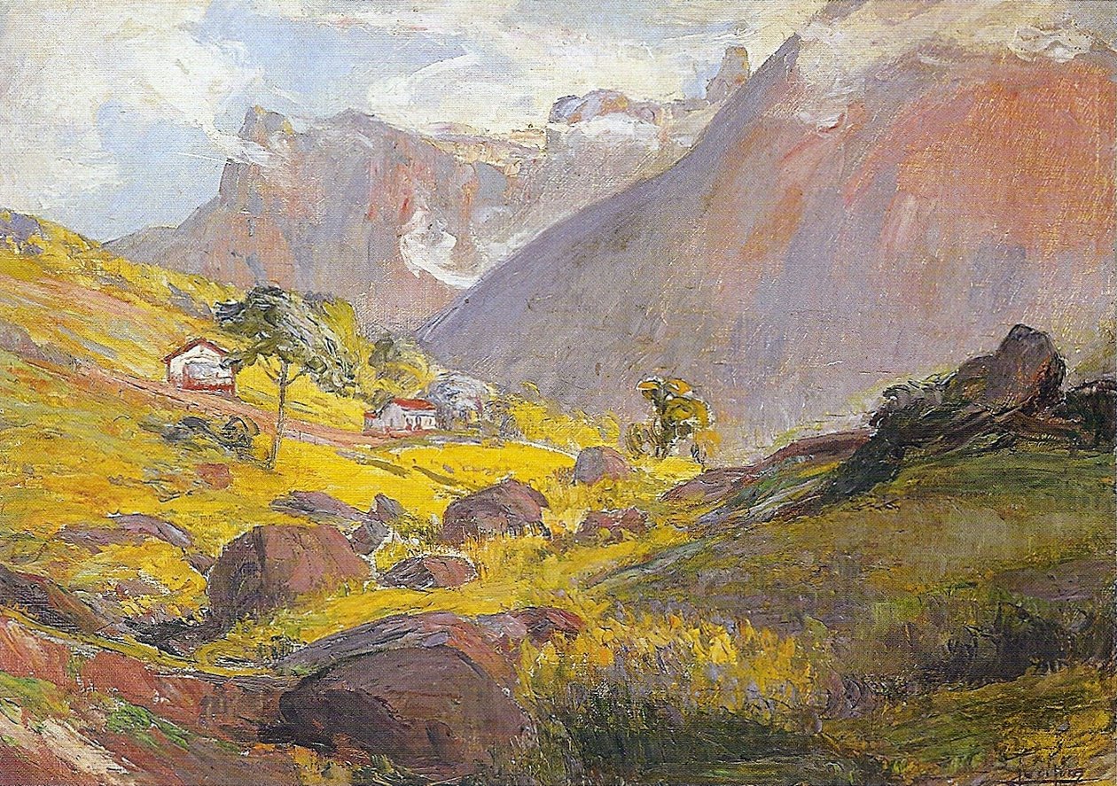 Landschap door Lucilio de Albuquerque