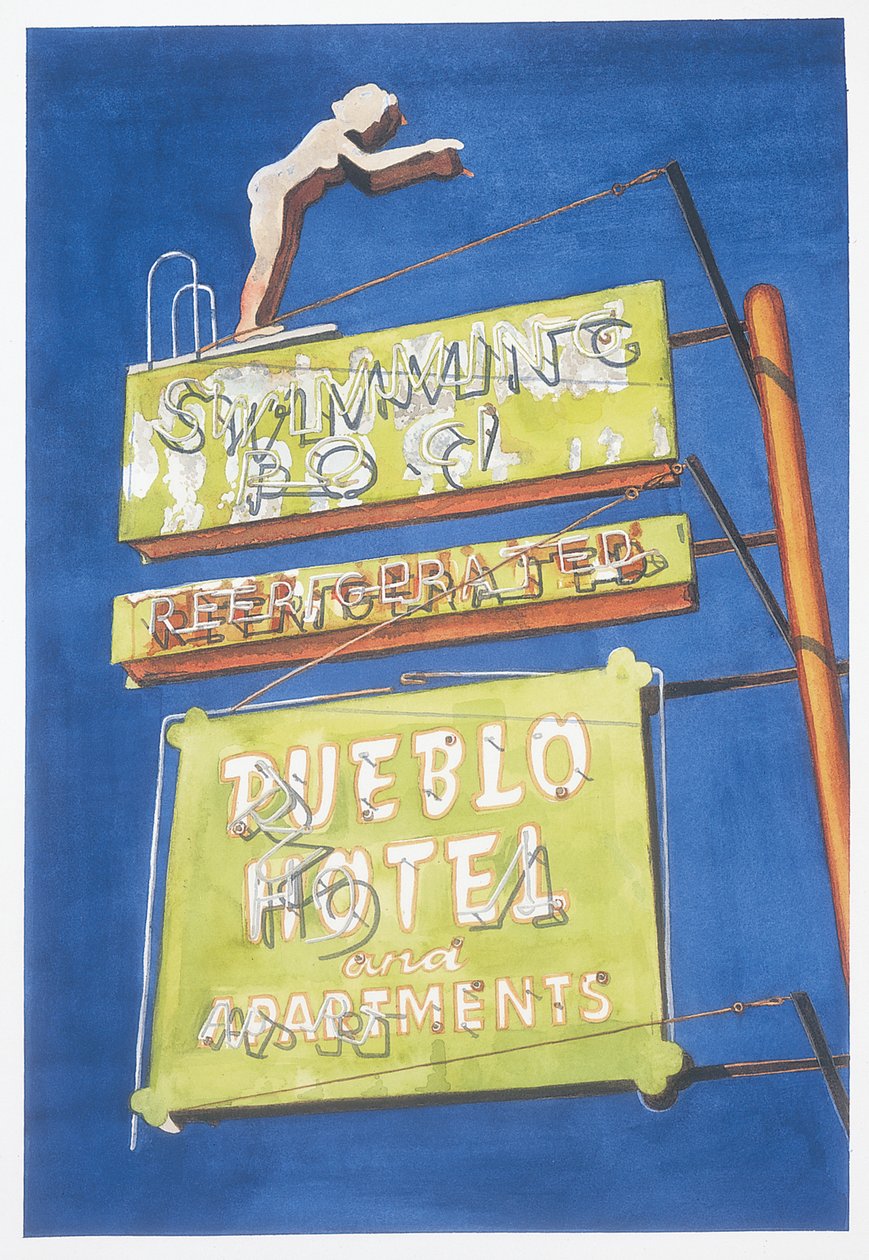 Pueblo Hotel door Lucy Masterman