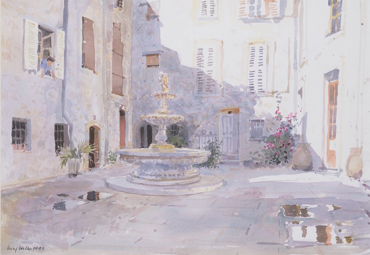 Na Regen, Tourrette, 1993 door Lucy Willis