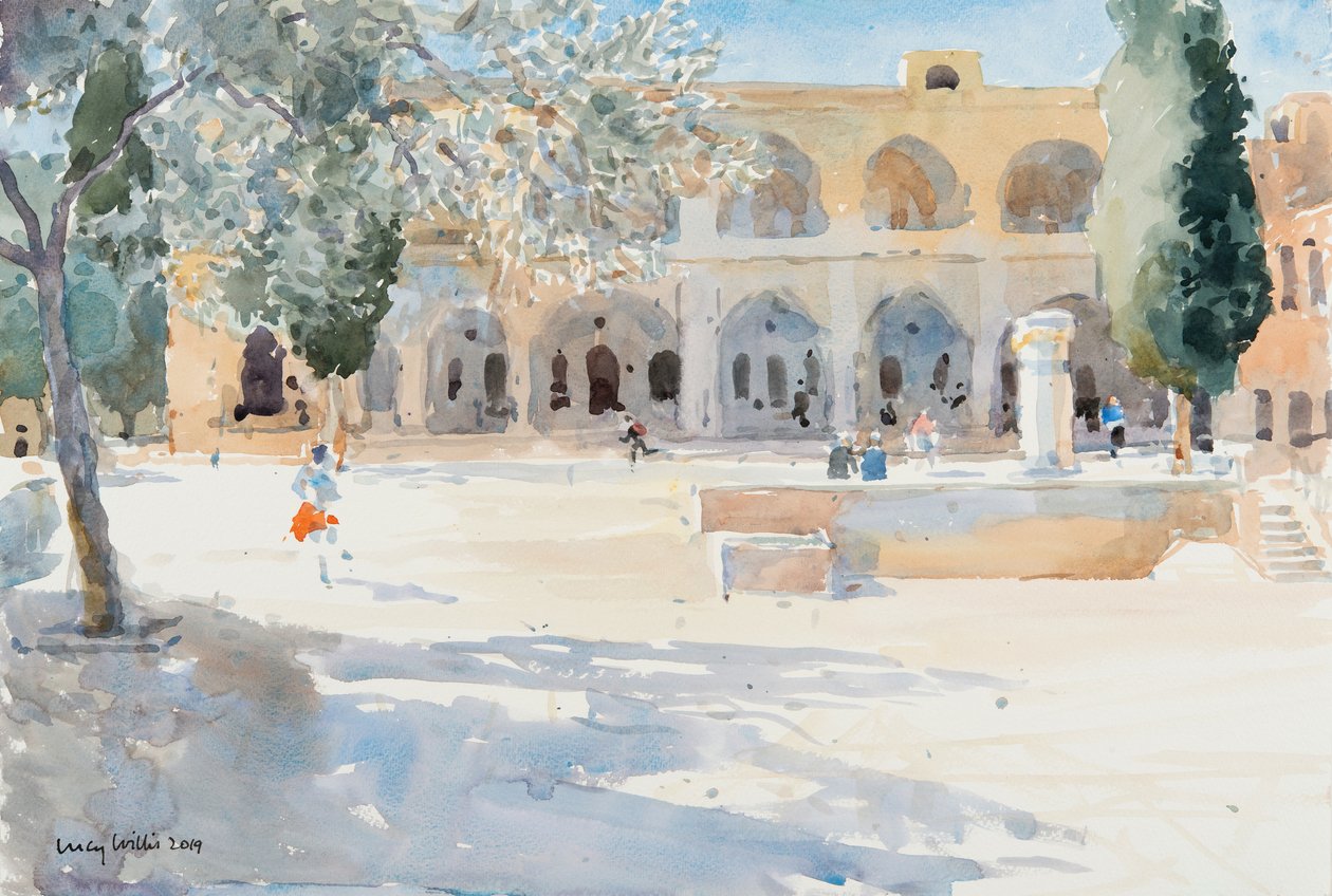 Batei Mahase Plein, Oud Jeruzalem door Lucy Willis