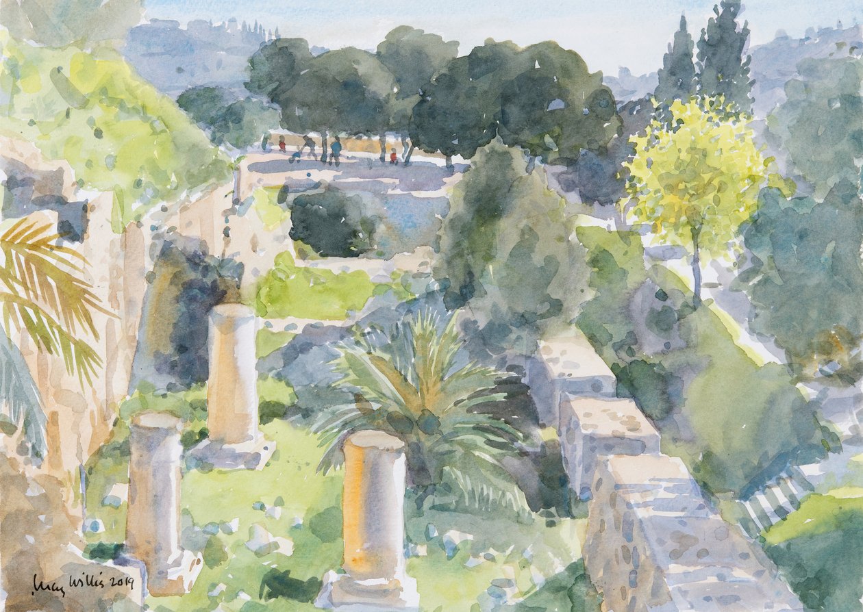Romeinse zuilen, Oud Jeruzalem door Lucy Willis