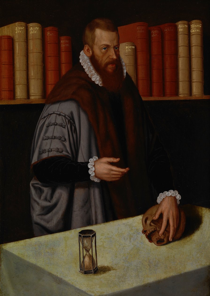 Portret van een dokter door Ludger tom Ring