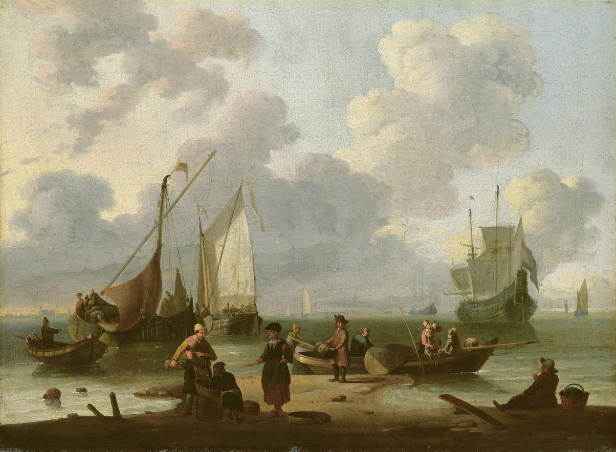 Zeegezicht door Ludolf Backhuysen