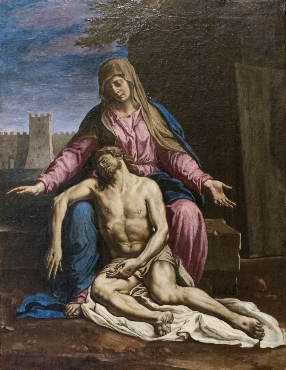 Pietà door Ludovico Carracci
