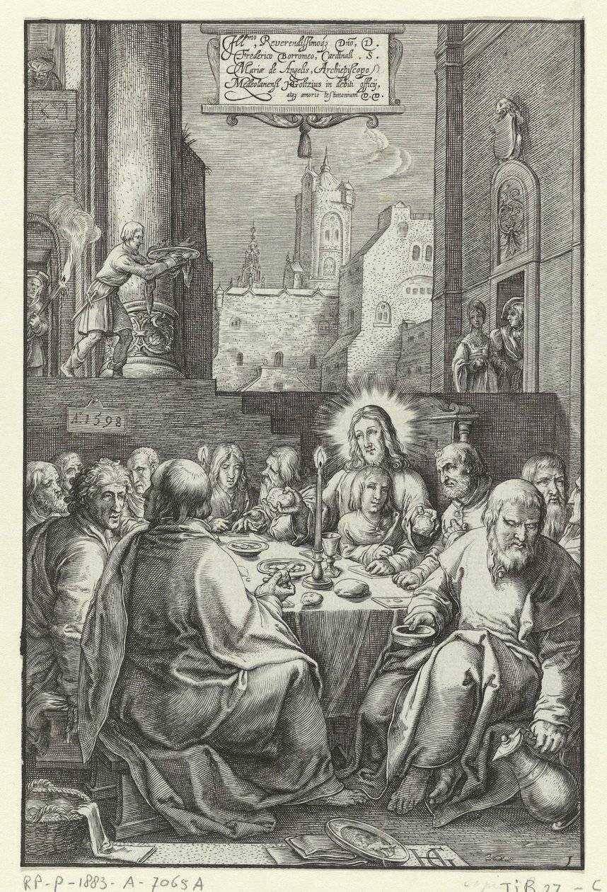 Het Laatste Avondmaal door Ludovicus Siceram