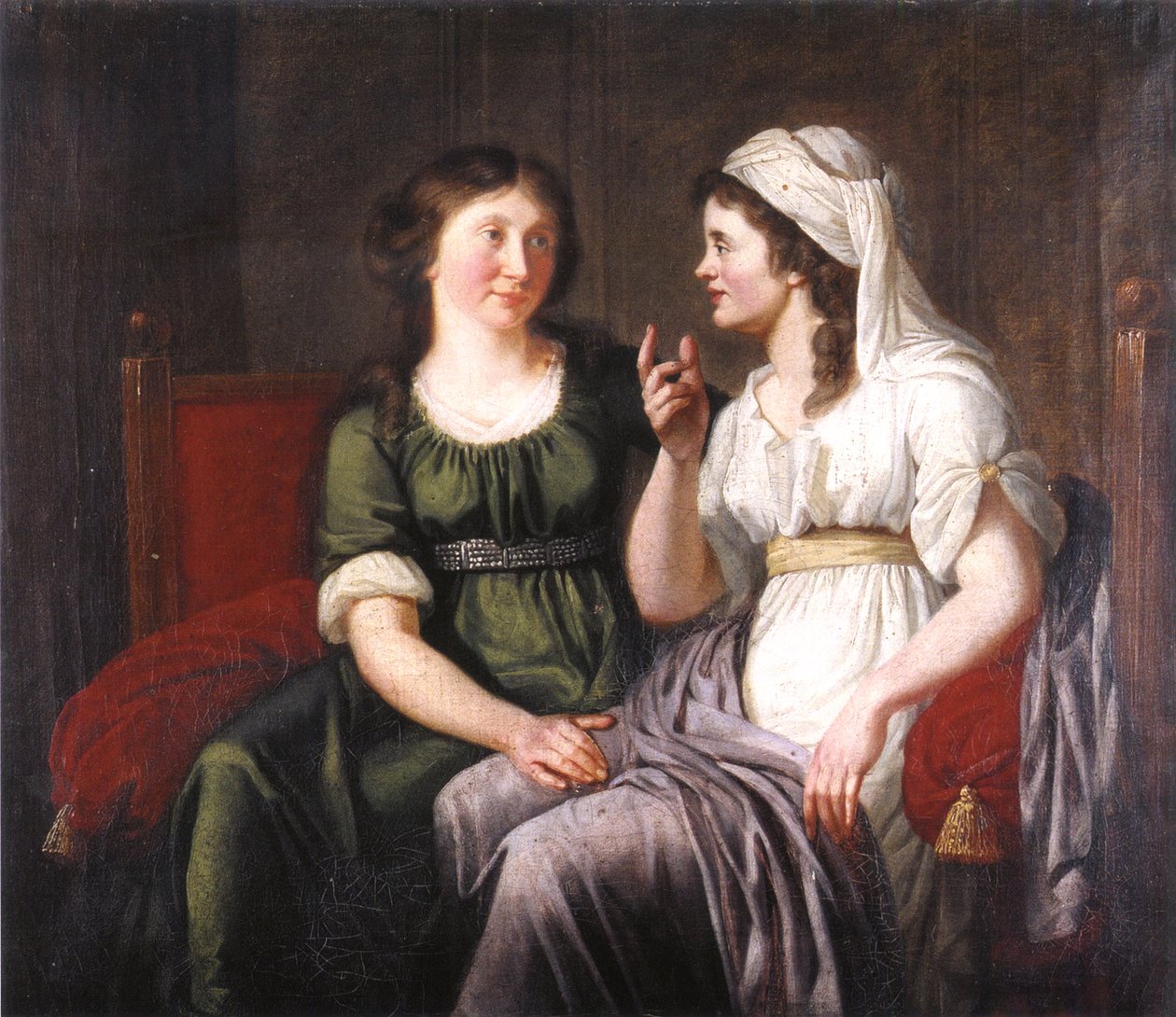 Zelfportret met Regine Vossler door Ludovike Simanowiz
