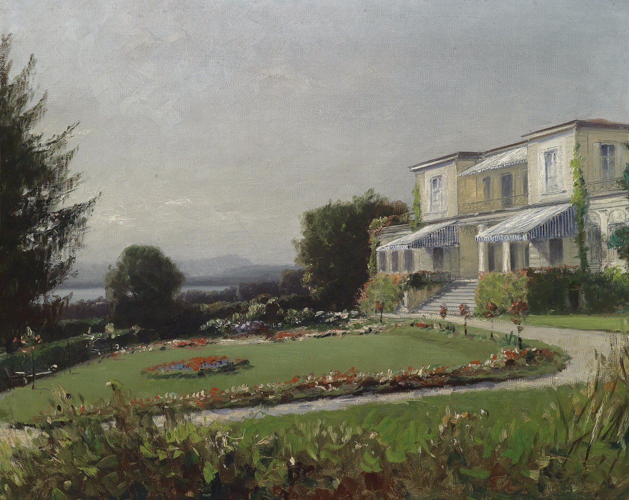 Een zomerdag aan de Starnberger See door Ludwig Willroider