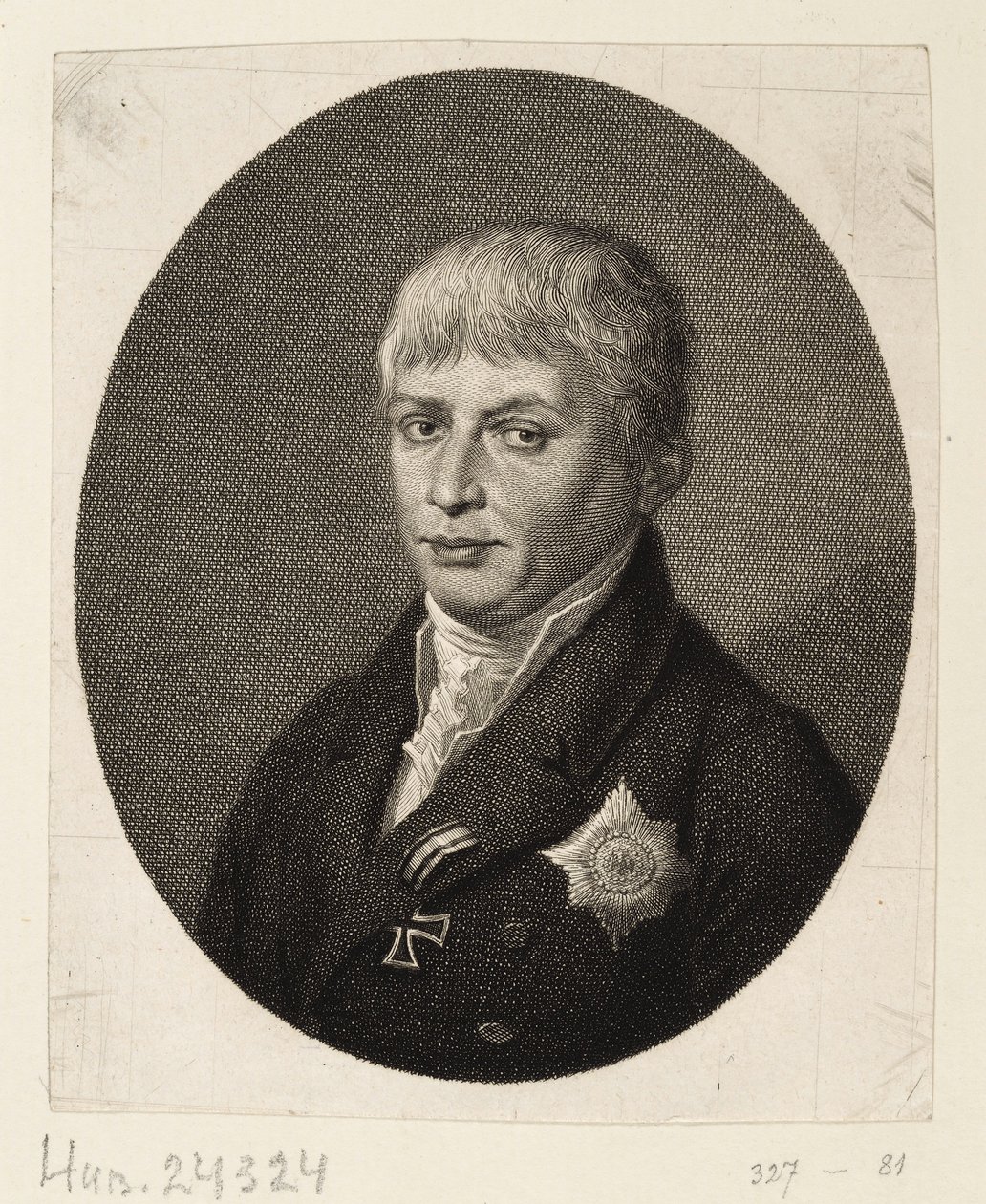 Carl baron vom Stein zum Altenstein door Ludwig Buchhorn