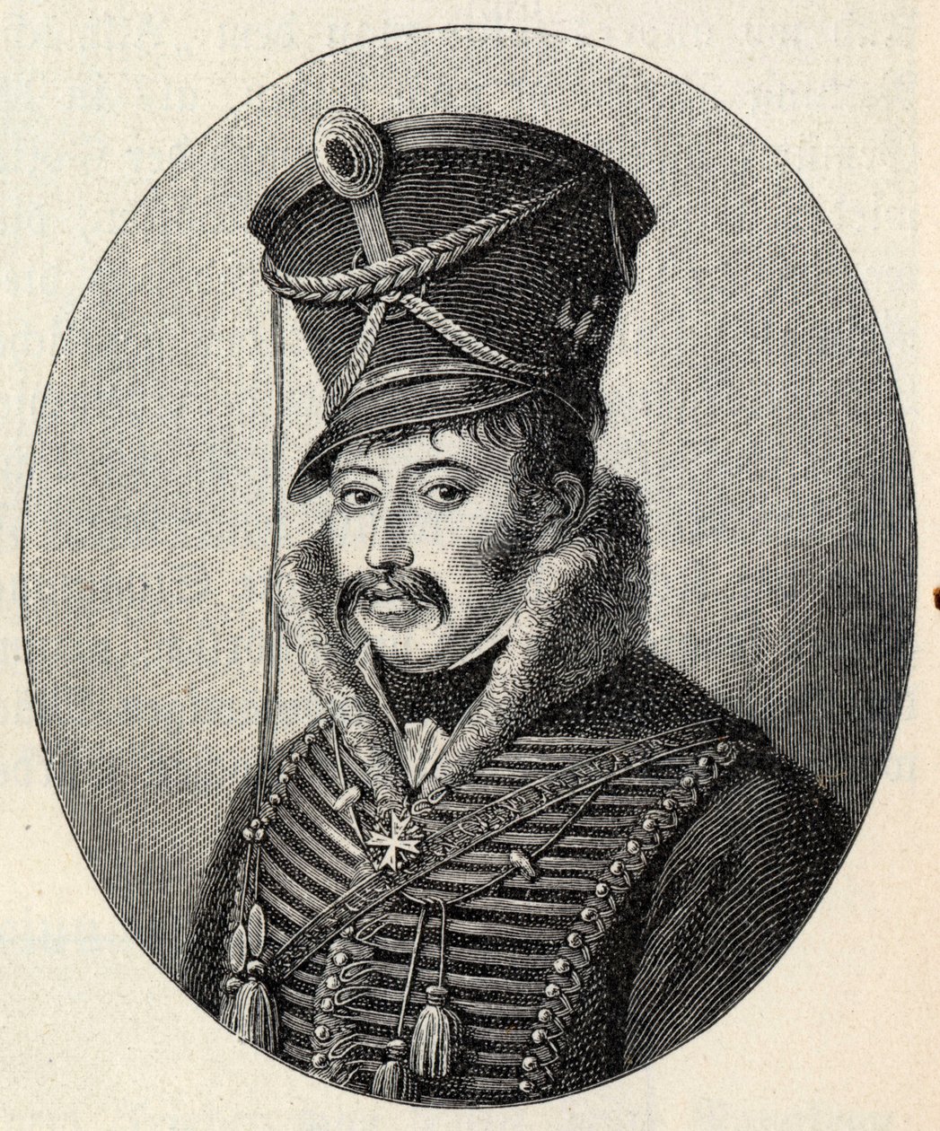 Ferdinand von Schill 1776-1809 door Ludwig Buchhorn