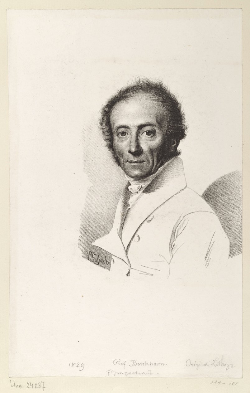 Zelfportret door Ludwig Buchhorn