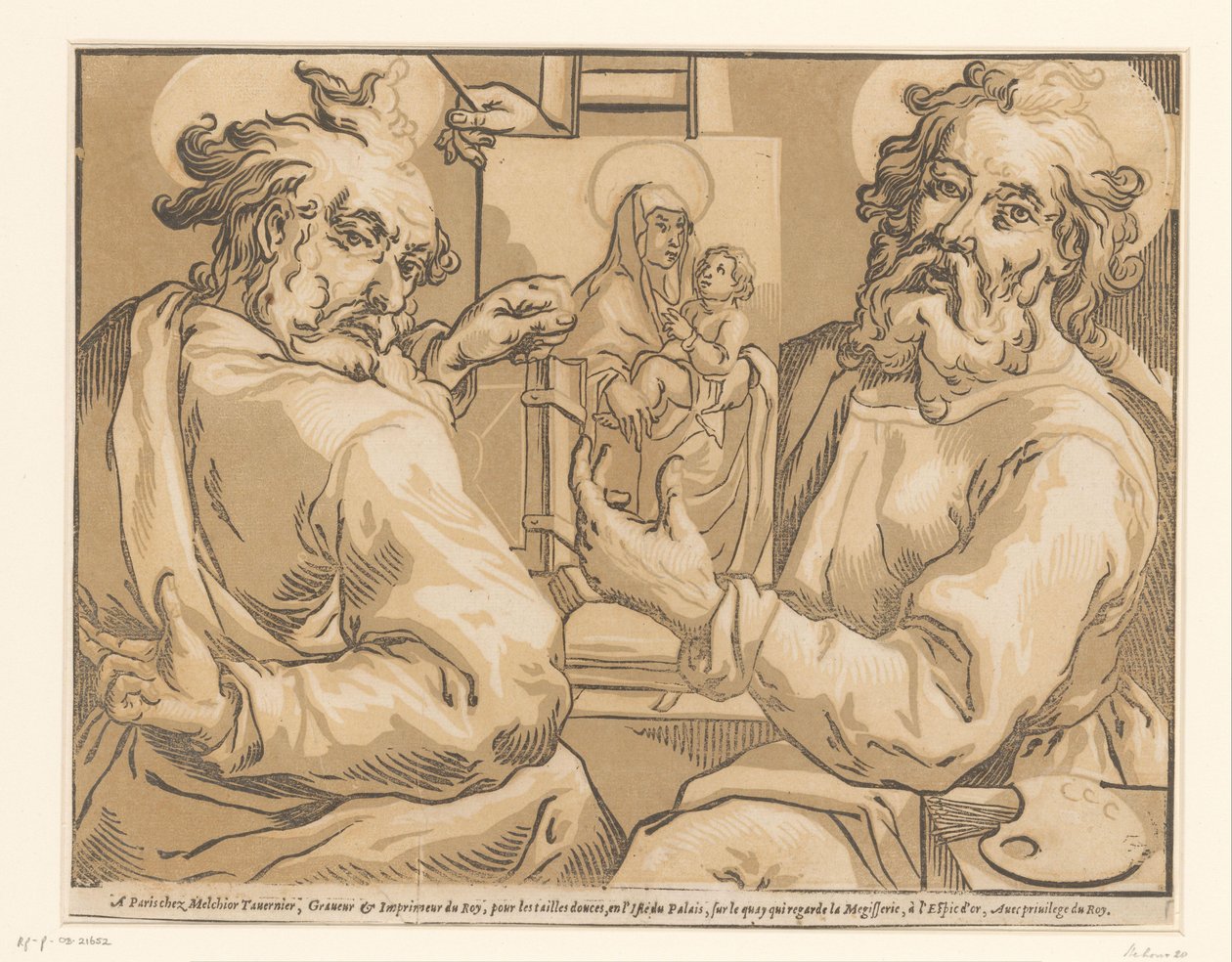 Evangelisten Marcus en Lucas door Ludwig Businck