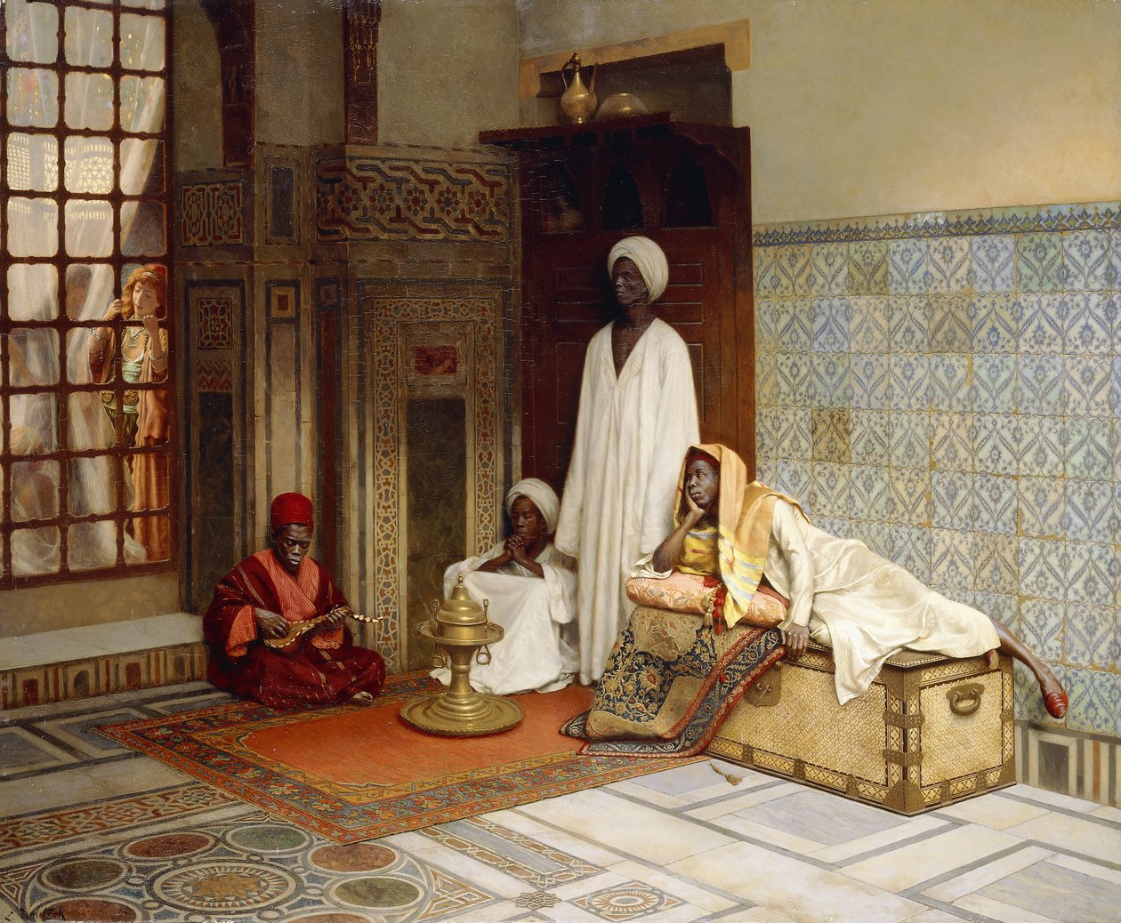 Wachters van de Harem door Ludwig Deutsch