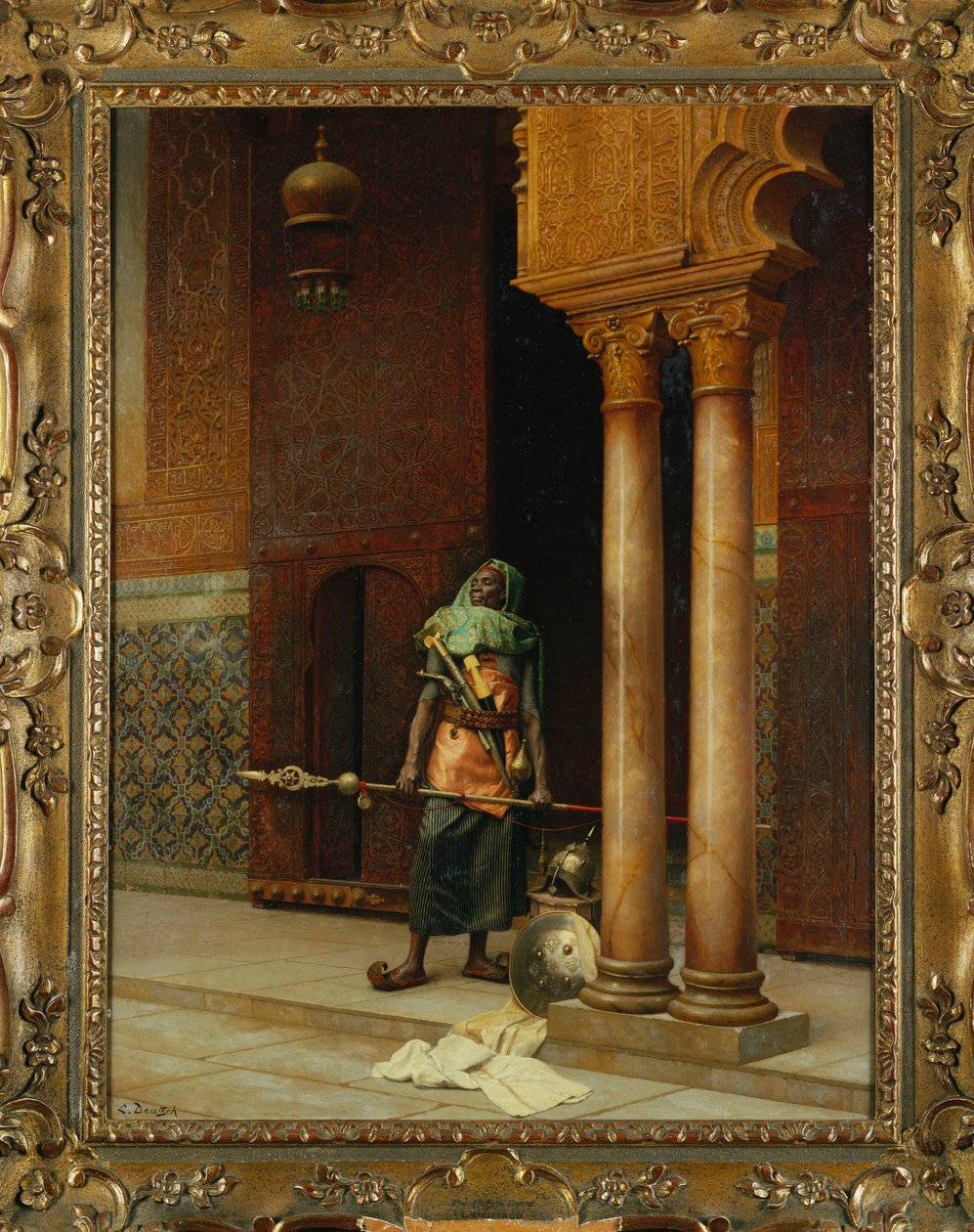De haremwacht door Ludwig Deutsch