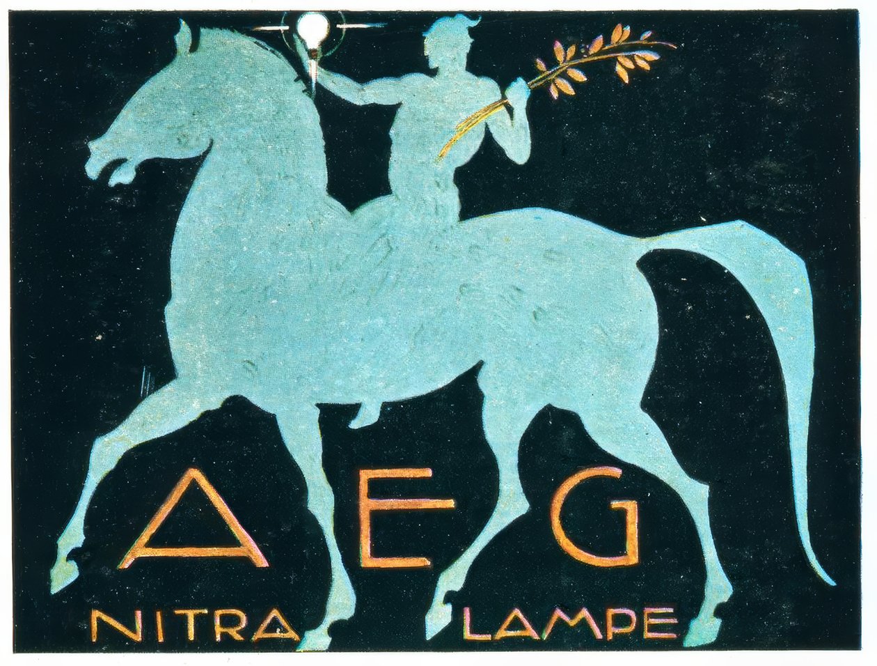 AEG Nitra Lamp door Ludwig Hohlwein