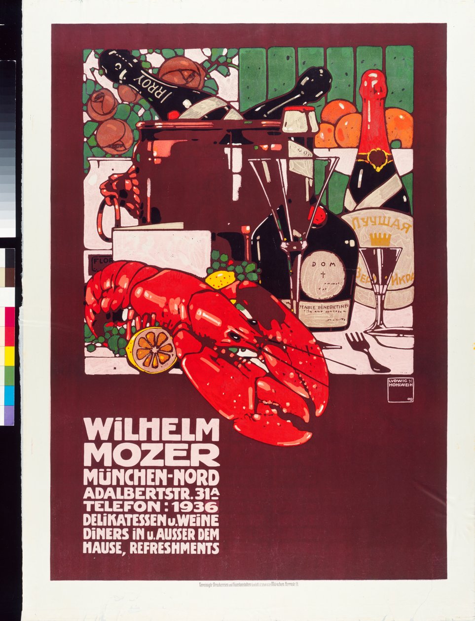Wilhelm Mozer door Ludwig Hohlwein