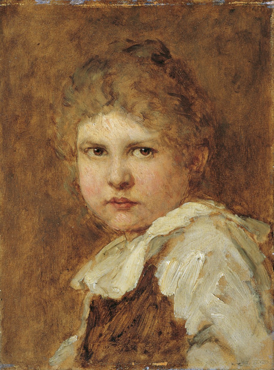 Meisjeshoofd door Ludwig Knaus