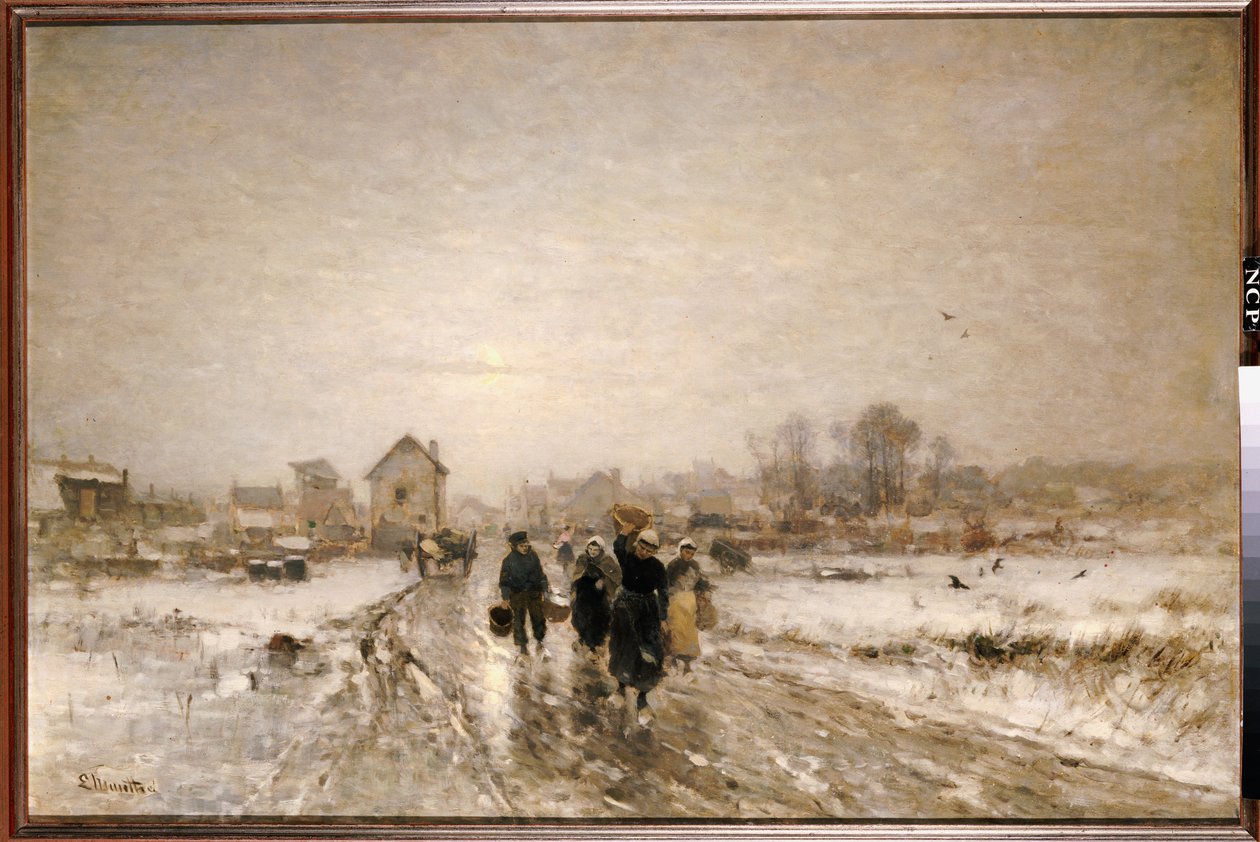 Terug van de Markt door Ludwig Munthe