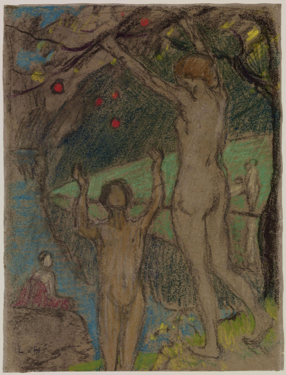 Rijp fruit door Ludwig von Hofmann