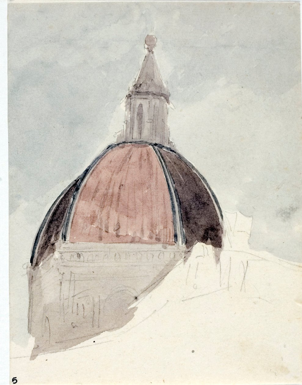 Koepel van de kerk Santa Maria del Fiore, Florence door Luigi Garibbo