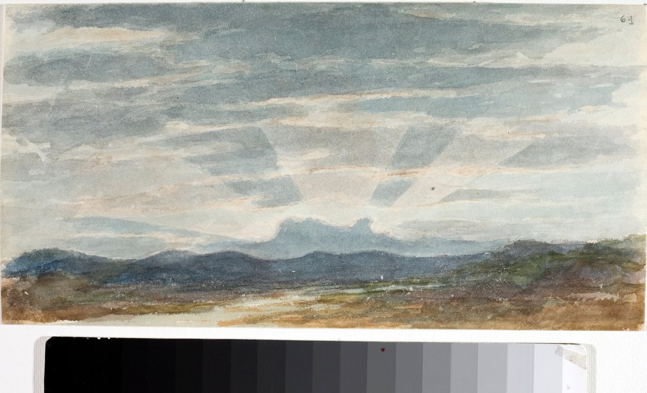 Landschap, lichteffecten door Luigi Garibbo