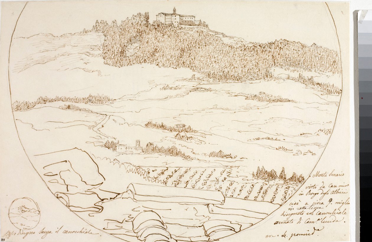Uitzicht op Monte Senario nabij Florence door Luigi Garibbo