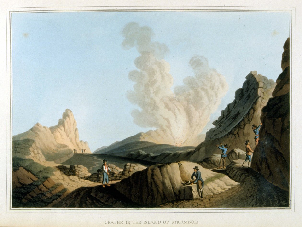 Krater van Stromboli - in 