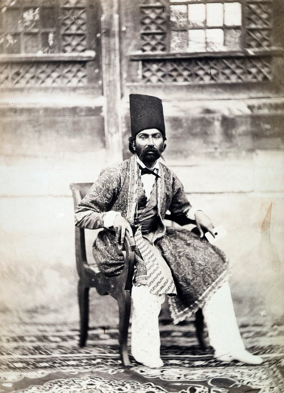 Perzië. Mometenaghi Kan, schoonzoon van gouverneur Kassin door Luigi Montabone