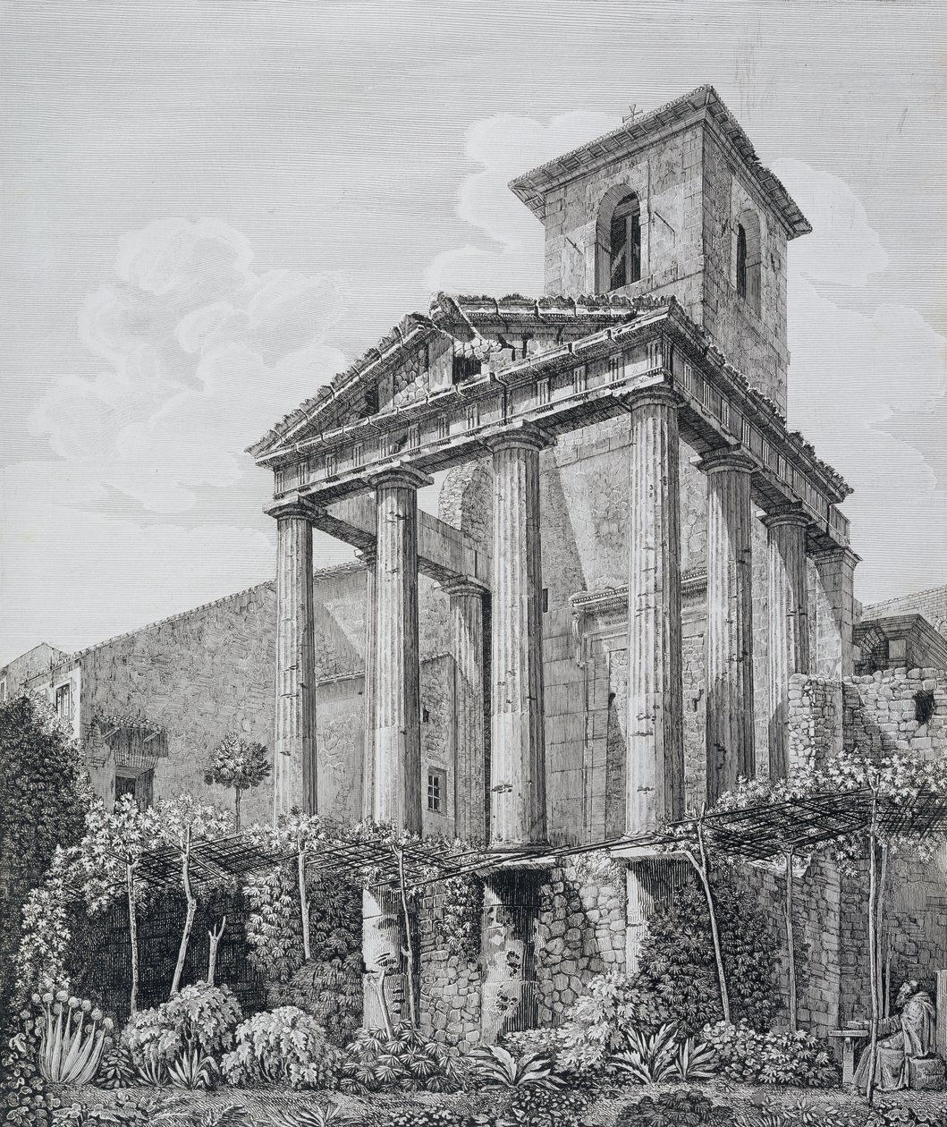 Tempel van Hercules bij Cora, uit 