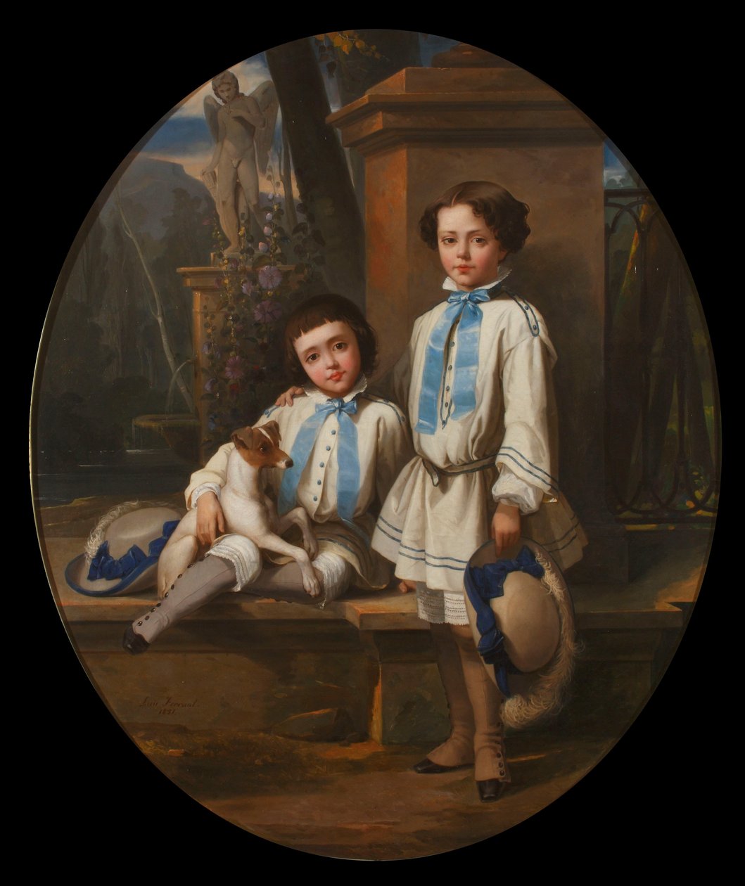 Alejandro en Luis Ferrant y Fischermans, de neven van de schilder door Luis Ferrant