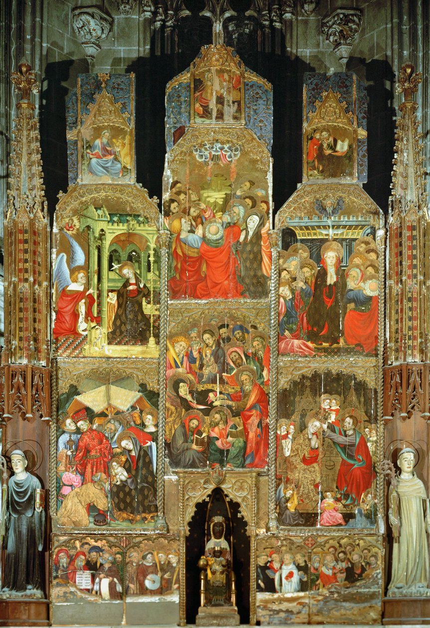 Maria-altaar door Luis Borrassa