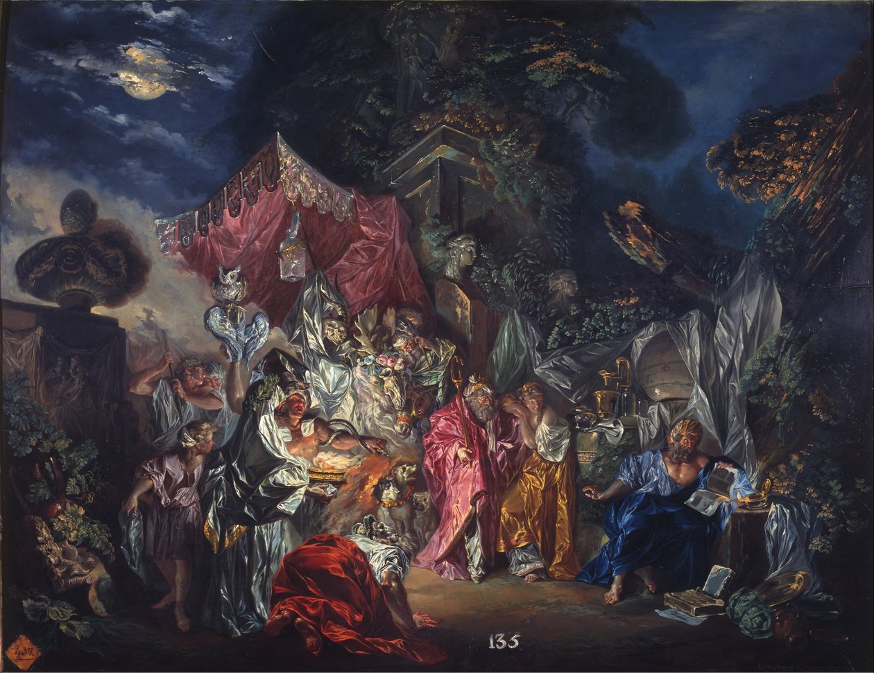 De omzichtigheid van Diogenes of De voorzichtigheid van Diogenes. door Luis Paret y Alcazar