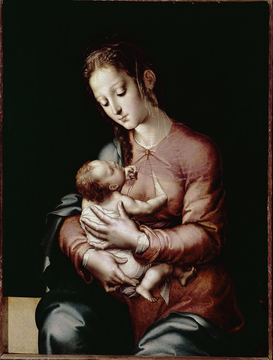 De Maagd en Kind door Luis de Morales