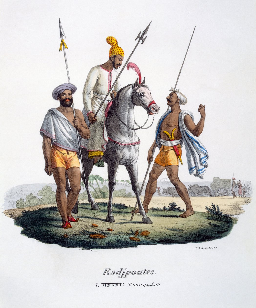 Rajputs, 1827-35 door M.E. Burnouf